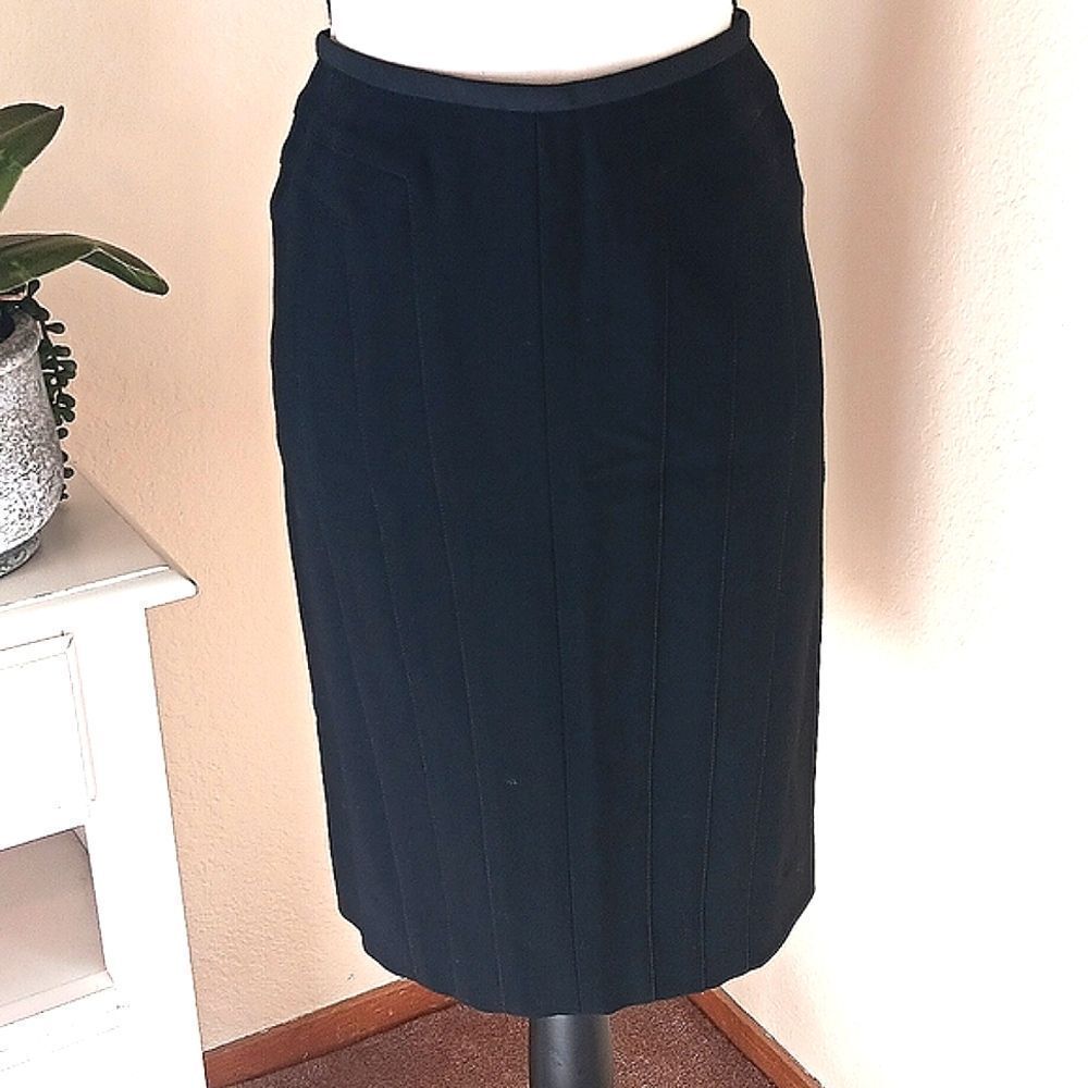 Narciso Rodriguez Black Pencil Skirt